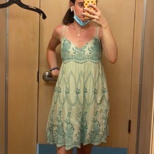 urban outfitters mint green sundress